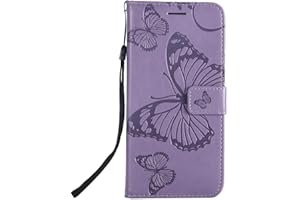 DENDICO Cover per Huawei Y5 2018 / Honor 7S, Pelle Portafoglio Custodia per Huawei Y5 2018 / Honor 7S Custodia a Libro con Funzione di appoggio e Porta Carte di Credito - Viola