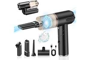 Journeyside Handstaubsauger, 9000PA Akku-Handstaubsauger mit Multi-Positions-Saugvorrichtung, Min Autostaubsauger Faltbar, Kabelloser Handstaubsauger 4000mAh,für Auto, Zuhause, Küche, Tierhaare