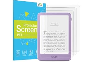 MoKo 3 Pack Anti-Glare Screen Protector for 6" Kindle Basic 2026 New Model | High Clarity, Smudge‑Proof, Scratch‑Resistant, Bubble‑Free Install, Matte Slim Film,Precision‑cut for Kindle 2026 Accessories