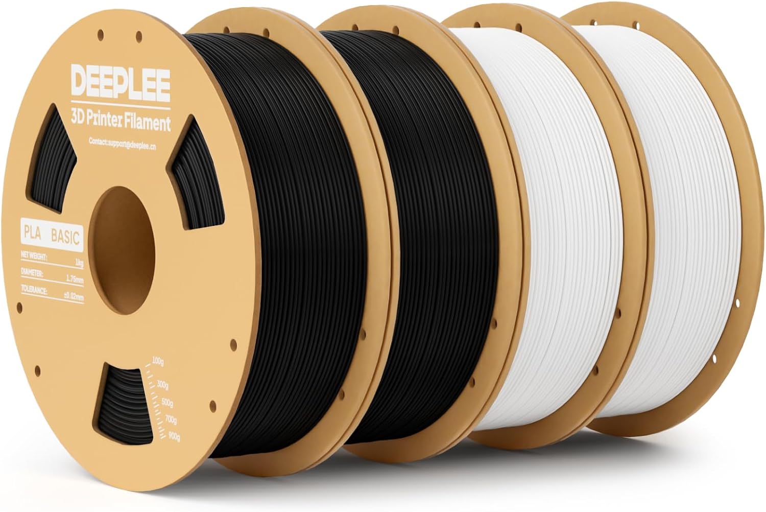 Qualité de Fabrication & Durabilité : DEEPLEE Filamento PLA Basic 1 75 mm Pack 4 x