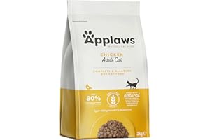 Applaws Complete Natural and Grain Free Dry Adult Cat Food, Chicken, 2 kg Bag
