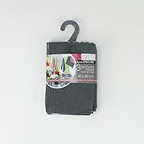 Strofinacci Da Cucina Ligne D&eacute;cor - 3 Pezzi 40x40cm Microfibra Rossa