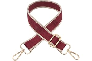 Long Keeper Correas para Bolsos 3,8cm de Ancho Correa de Bolsos Hombro Mujer Ajustables 72-129cm Bandolera para Bolso, Correas para Bolsos Bandolera, Mochila