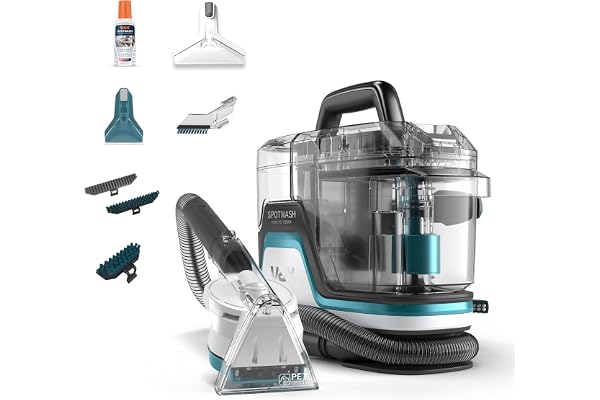 Vax SpotWash Home Duo Pet-Design Spot Nettoyeur, détachant pour shampouineuse tapis et tissus d'ameublement avec technologie SpinScrub, nettoyage des animaux, séchage rapid