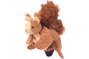 Beleduc Marionnette Écureuil - Marionnette à Main pour Enfant 3 ans et plus - Jeu Histoire de Peluches - Développe Communication, Imagination et Attention de l'Enfant - Marionnette Enfant Douce