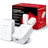 MERCUSYS MP500 Kit - Powerline AV1000, Plug&amp; Play, 4K Streaming and Gaming | Expand your network through electrical wiring. N
