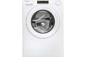 Candy CSOW4856TWM6-80 Freestanding Washer Dryer with LED Display, 8 or 5kg Load, 1400RPM, Speed Driver Motor, White, D or A Rated
