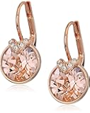 Swarovski Women's Bella V Crystal Earrings Collection, Gray Crystals, Pink Crystals, Clear Crystals, Crystal