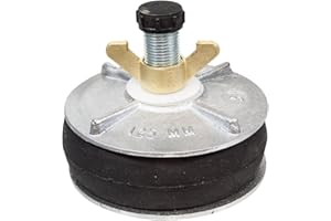 SCAPP EQUIPMENT SCAPP Verstellbarer Rohrstopfen ALU 5“ für Rohr-Innen-Ø 121 – 140 mm, mit 1/2“ Hohlgewinde (weitere Größen verfügbar)