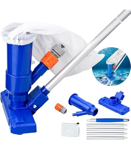 6 Sacs De Remplacement En Filet Pour Aspirateur De Piscine | Avec Cordon De Serrage, Pour Feuilles Et Débris | 32 X 22 Cm