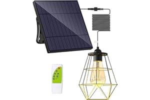 ‎INTELAMP INTELAMP Solar-Hängeleuchten für den Außenbereich,Innenbereich 4000mAh Solarlampen für Außen Hängend mit Fernbedienung, Solar Hängelampen für Außen für Garten Terrasse Balkon Pavillon