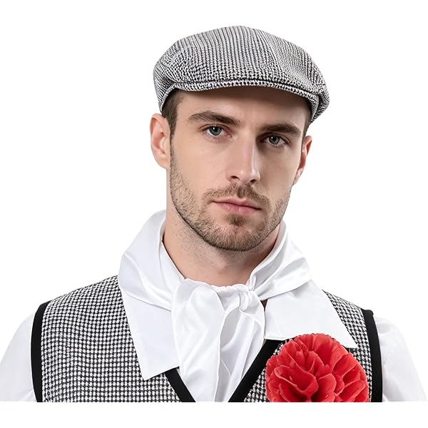 Chaleco Chulapo Madrileño Para Hombre - Tela Ojo De Perdiz, Botones Y Adornos, Tallas S A XL, Disfraz Para San Isidro Y Verbenas