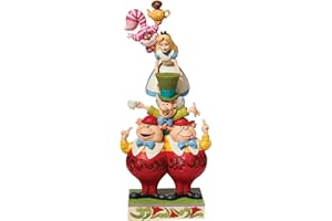 ENESCO Disney Traditions Alice 6008997 - Statuetta impilata, 26 cm, multicolore