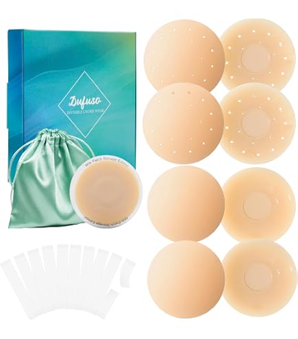 Bye Bra : Cache-tétons Invisibles Non Adhésifs - Réutilisables Et Discrets Sous Tous Les Vêtements