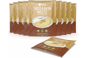 Shake That Weight - 10 Mahlzeiten, Eiweißreich, Kalorienarm, Mahlzeitenersatz zum Abnehmen, Herzhaft & Sättigend (Käse-Speck-Omelett)