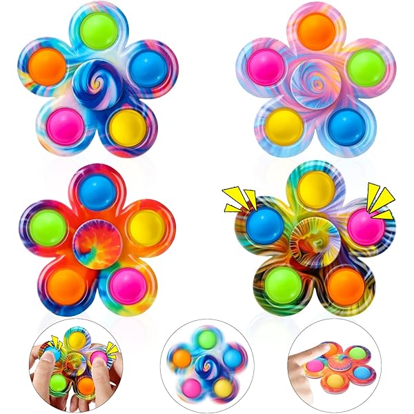 JoyPlus Fidget Popper 3-tlg - Sensorik Spielzeug Für Kleinkinder Ab 1 Jahr