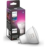 Philips Hue White and Color Ambiance Faretti Smart Led, Bluetooth, Dimmerabili, GU10, 4.3 W,