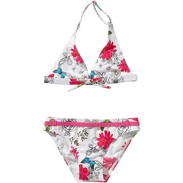 Costume Bagno Con Pannolino Integrato Playshoes - Protezione UV 50+ - Unisex Bambini - Stampa Fiori - Foto 6