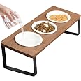 Set 3 Ciotole In Ceramica Per Gatti GUUSII HOME - Diametro 12 Cm, Lavabili In Lavastoviglie, Per Supporto A 3 Posti