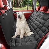 4-in-1 Coprisedile Auto per Cani, Coprisedili Auto Cani per Auto Universal e 100% Impermeabile, Coprisedile Posteriore Cani A