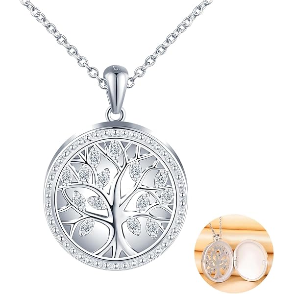 Collana Con Medaglione Portafoto Vintage - Cuore Floreale In Acciaio Inox Per Donne - Foto 6