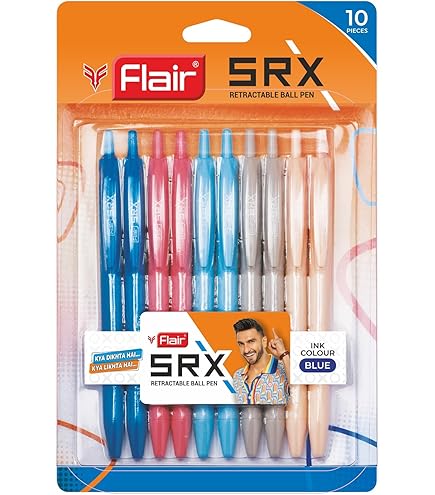 Hauser XO Kugelschreiber 0,7 Mm – 10 Stück, Rote Tinte, Minimalistisch