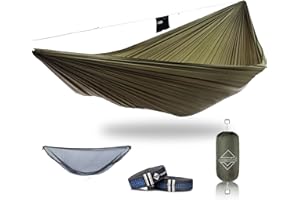 onewind 11'Camping Hammock Single with Bug Net Indoor Outdoor Tree Strap Hammock