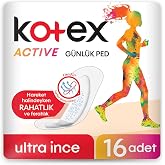 Kotex Active G&uuml;nl&uuml;k Ped 16'lı 1 Paket