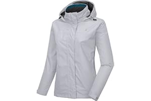 Little Donkey Andy - Giacca impermeabile da donna, leggera, antivento, impermeabile, per escursioni, viaggi