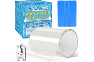 ASTICERS Pool Reparaturset, Transparentes Pool Reparaturset Unterwasser, Pool Reparatur Klebeband 10 cm x 152 cm,Pool Flicken Klebeband Zur Reparatur Verschiedener Schwimmbadoberflächen (10 cm x 152 cm)