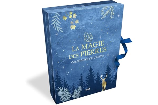 Calendrier de l'Avent - La magie des pierres (coffret): 22 pierres naturelles et des cadeaux surprises pour attendre Noël