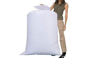 STORM TRADING GROUP Large 10 Cubic FT Bag of White Polystyrene Beads Bean Bag Booster Refill Top Up Bag