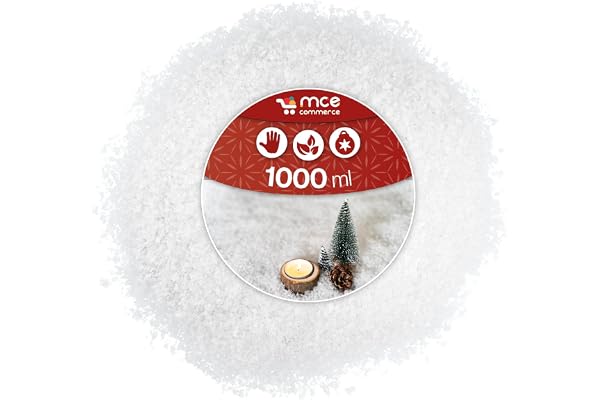 Dekoration snö bedrägligt äkta 1000 ml