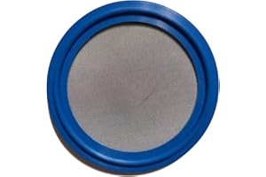 ARTESIAN SYSTEMS 5 Micron VITON/FKM Tri Clamp Screen Filter Gasket 316L (5Uf Micron/2000Mesh) Stainless Steel Pharmaceutical Grade Filter Mesh. VITON With & FDA Certification (2")
