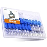 Cable Matters Cat 8 Pass-Through RJ45 Connectors, Pack of 20, 23-24 AWG | Cat 8/7/6A Shielded Pass-Through RJ45 Connectors, 4