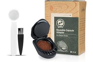 FORNORM Adaptador De Cápsulas De Café, Soporte De Caja De Cápsulas De Café Recargable, Convertidor De Café Reutilizable, Cápsulas Expresso Para Dolce Gusto/Piccolo Xs/Genis S