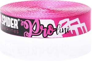 SPIDER SLACKLINE TWSA2 - Trickline Module Pro Line Roll - Slackline Slackliners Intermédiaire et Expert Freestyle et Tricks - Sangle Longueur 30 m