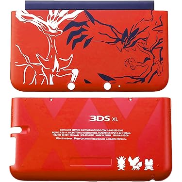 New for New3DS XL Bottom Shell Coverplate Black Replacement, for Nintendo New3DSXL New 3DS XL LL 3DSXL Handheld Game Console, Lower E Faceplate Back Battery Case Cover Plate Parts