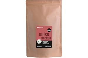 ‎WOHLTUER Wohltuer Bio Dulseflocken 100g - aus fairem Handel und nachhaltigem, zertifizierter Wildsammlung - Dulse Algen Bio, Lappentang Bio getrocknet - Aus dem Atlantik