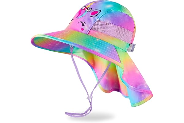 MHJY Kids Sun Hat UV Protection Adjustable