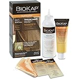 BIO KAP Nutricolor, Tinta capelli Senza Ammoniaca, Colorazione Capelli, Nutre, Colora e Ripara, 8.0 Biondo Chiaro, 140ml