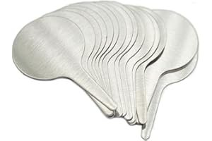 STAYMAX Etiquetas de acero inoxidable para plantas de jardín, 50 unidades