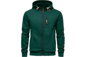 CTU Huvtröjor för män dragkedja långärmad fleece sweatshirts huvtröjor för män S-3XL