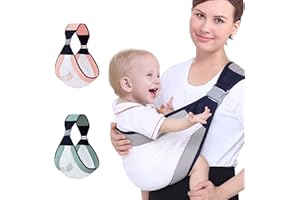 HERYAMESS Transpirable Fulares Portabebé,Portabebés Ajustable Koala,Portador de Bebé,Portabebés Recién Nacidos,Fulares Portabebé (1)