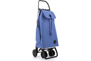 Carro Rolser I-MAX Tweed 4 Ruedas 2 Giratorias Plegable - Azul