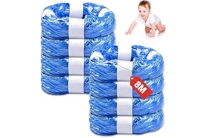 NATNAV 8 Stück Windeleimer Nachfüllkassetten, Verbesserte Geruchsresistenz und Haltbarkeit, Kompatibel mit Windeleimer & Katzenstreueimer(8M)