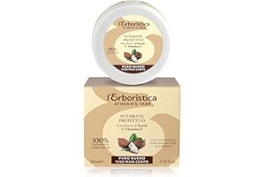 L'ERBORISTICA DI ATHENA'S DAL 1969 L'Erboristica Athena's – Burro di Karité Puro Nutriente e Protettivo – Burro Viso Mani Corpo Privo di Acqua - con Vitamina E - per Pelle Secca e Sensibile - 100 ml