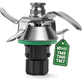 Inwee Blades Compatible with Vorwerk Thermomix TM5 TM6 TM7, Replacement Knife with Gasket for Vorwerk Kitchen Machines, Blade