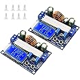 DC-DC Boost/Buck Standard Voltage Module Binghe Constant Voltage Constant Current Buck Boost Power Converter Auto Boost/Buck with LCD Digital Display Compatible with Arduino (2pcs)