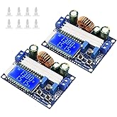 DC-DC Spannungsregler Binghe 2 Stücke Step Down Converter Buck Boost Converter Buck Converter mit LCD-Digitalanzeige 5,5-30V 